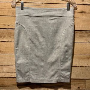 Wet Seal Unlined Brown & White Pencil Skirt Size Small